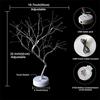 Desk Tree Fairy LED Lights for Home, Bedroom, Indoor, Wedding Party, Decoration Touch Switch Battery Powered or USB Adapter