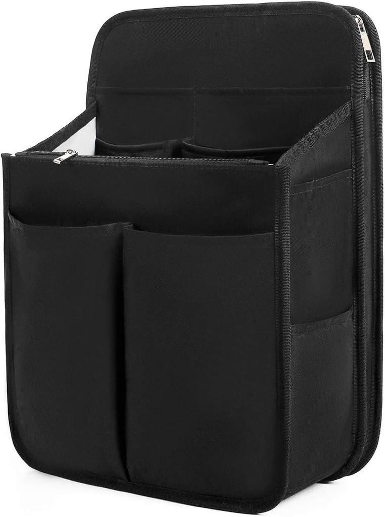 VANCORE Backpack-in-Bag, Large, Vertical Inner Bag, Organizes Backpack Contents, Lightweight, Men's, Black, Size L, Upgraded