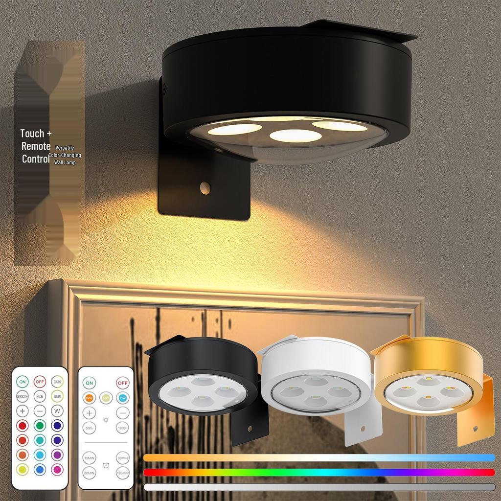LED Magnetic Spotlight for Art Display and Cabinet Lighting with Remote Control