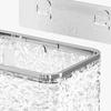 Tissue Box Wall-mounted Sealed Design Dispenser Waterproof Dustproof Paper Towel Holder Transparent Strong Adhesive Container for Bathroom