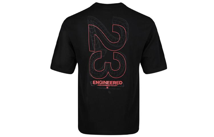 Jordan Air Jordan 23 T Shirts Men's Black Crew Neck Moderate Straight Fit CN3104-010