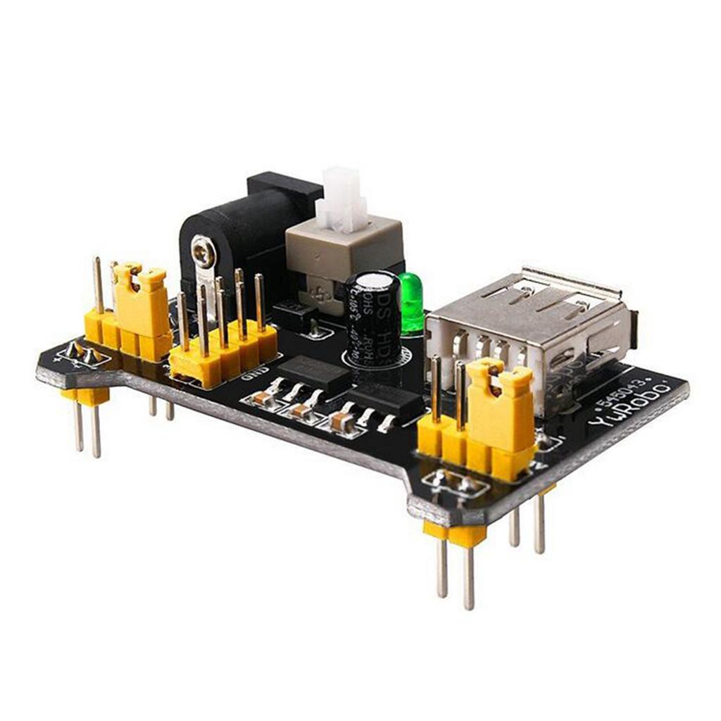 Power Supply Module And Electronic Components, Wire, 830 Breadboard
