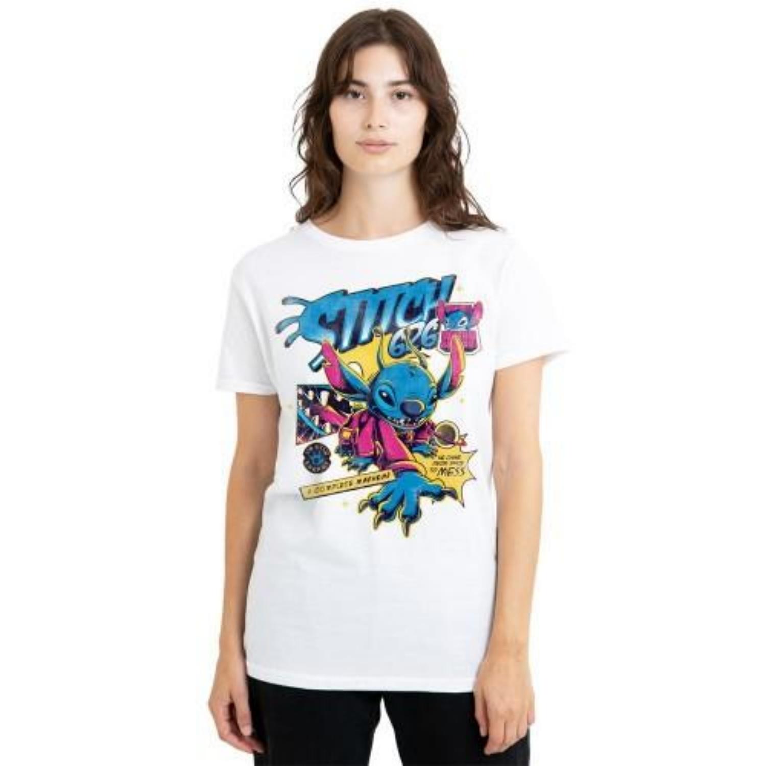 

Lilo & Stitch Womens_Ladies 626 Comic T-Shirt XXXXXL чорний