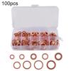 Electrical Conductivity Copper Washer Flat Ring Seal Gasket Set Strong Sealing