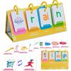 Children's Table Model Visual Word Education Card 129PCS Early Enlightenment Graphic Cognitive Word Card Educational Toys