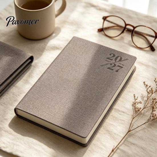 Gift for Colleagues 2027 Monthly Planner Agenda with Month Index Tabs, Thick Paper And Durable Weekly Schedule Organizer PU Leather Cover, Portable