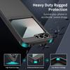 Coque de téléphone de luxe neuve mate avec chargement sans fil protectrice pour Samsung Galaxy Z Flip 7 6 5 4 Flip7 Flip6 Flip5 Flip4 5G antichoc
