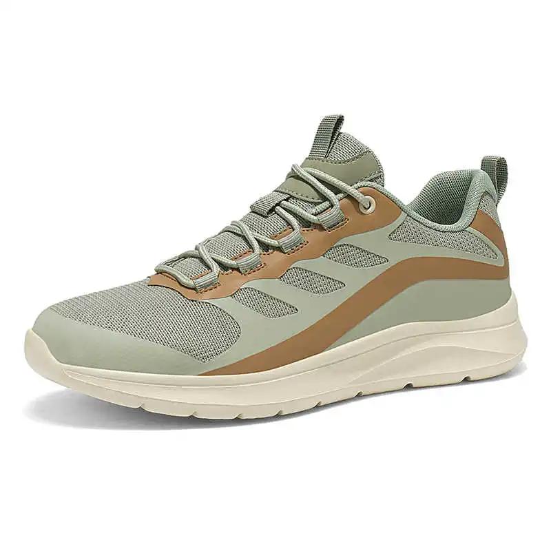 Fashion Thick Bottom With Ties High Quality Sneakers For Men Woven Outdoor Shoes For Man White Sports Shouse Special Use Tenus