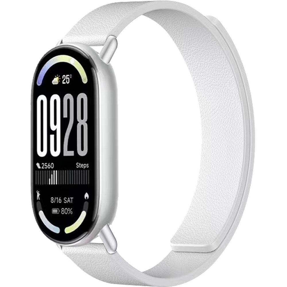 

Silicone Loop Strap for Xiaomi Mi Band 10 9 8 Magnetic Bracelet Replaceable Wristband Correa for Xiaomi Band 10 Sport Watchband For Mi Band 10 белый