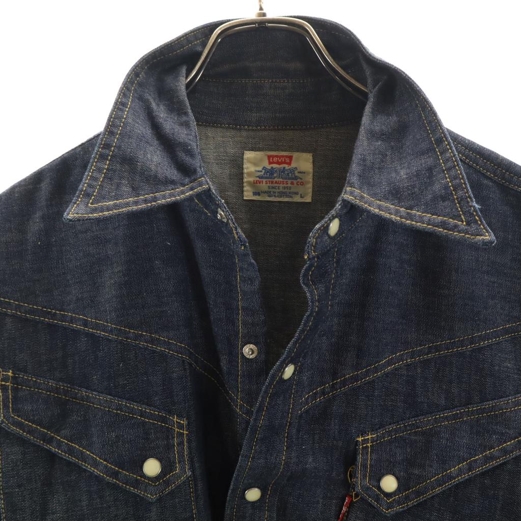 Levi's 90s Old Long sleeve Denim shirt L Indigo Men's Used