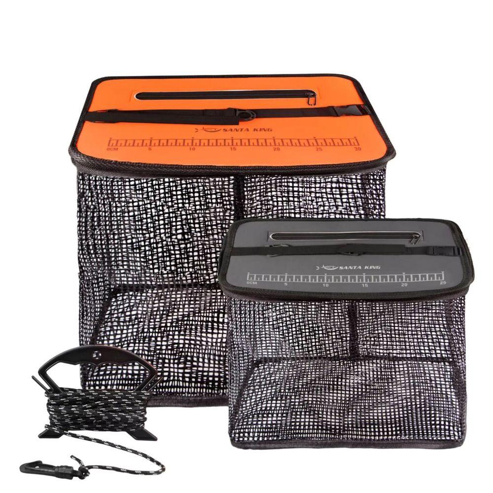 Fish Net Bag Foldable Fish Cage Quick-drying Foldable Fishing Net  Fishing Bait