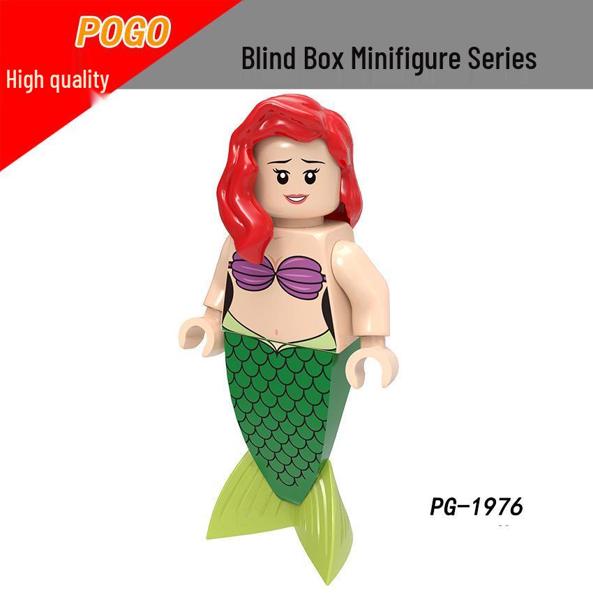 Cartoon Anime Princess Animal Blind Box Mini Building Block Figurines