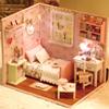 Diy Doll Houses Miniature Dollhouse Wooden Toys For Children Birthday Gift