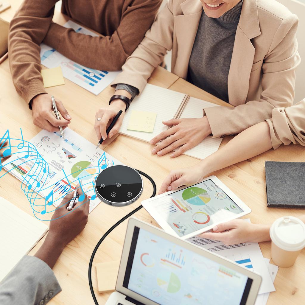 Microfon difuzor pentru conferință USB de birou