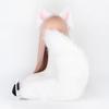 Handmade Plush Cat Ear Headband and Fox Tail Cosplay Prop for Anime Conventions