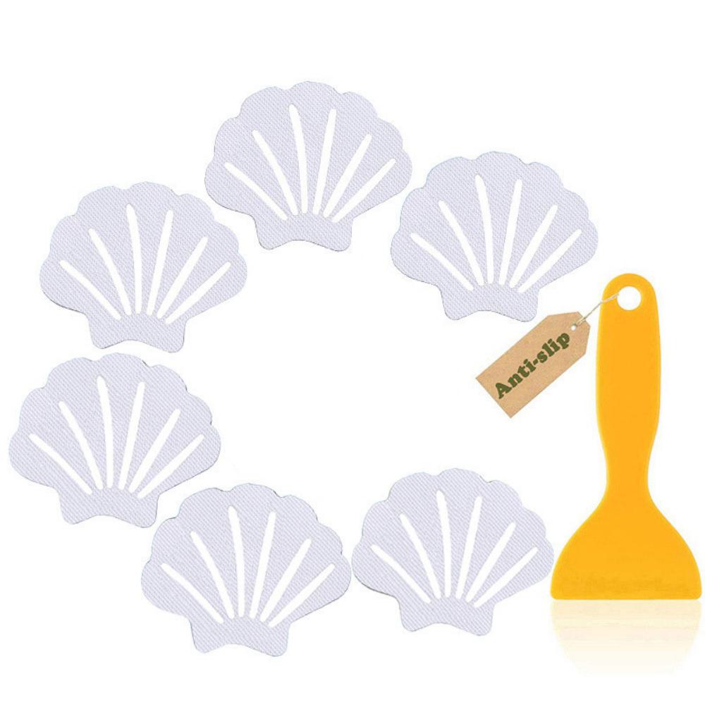 

12/20 шт. противоскользящие резиновые Нескользящие наклейки для ванной комнаты, ванны, душа, противоскользящая полоска, наклейка в форме ракушки для купания, пол 12pcs