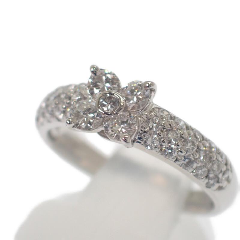 no brand  #9(JP Size) ring Pt900Platinum Women