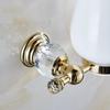 Yuzhu Crystal Gold Wall-Mounted Toilet Brush