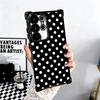 Polka Dots Art Fashion Desgin Soft Phone Case For Samsung Galaxy S26 Ultra S25 Edge S24 FE S23 Plus S22 S21 + S20 Plating Anti-F