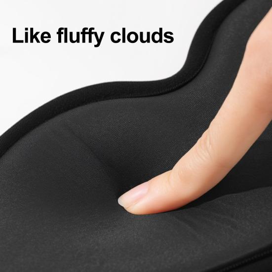 3D Contoured Sleep Mask Breathable Eye Cover with Zero Pressure Design Ultimate Light-blocking Deep Sleep Eye Mask for Daytime Naps And Travel