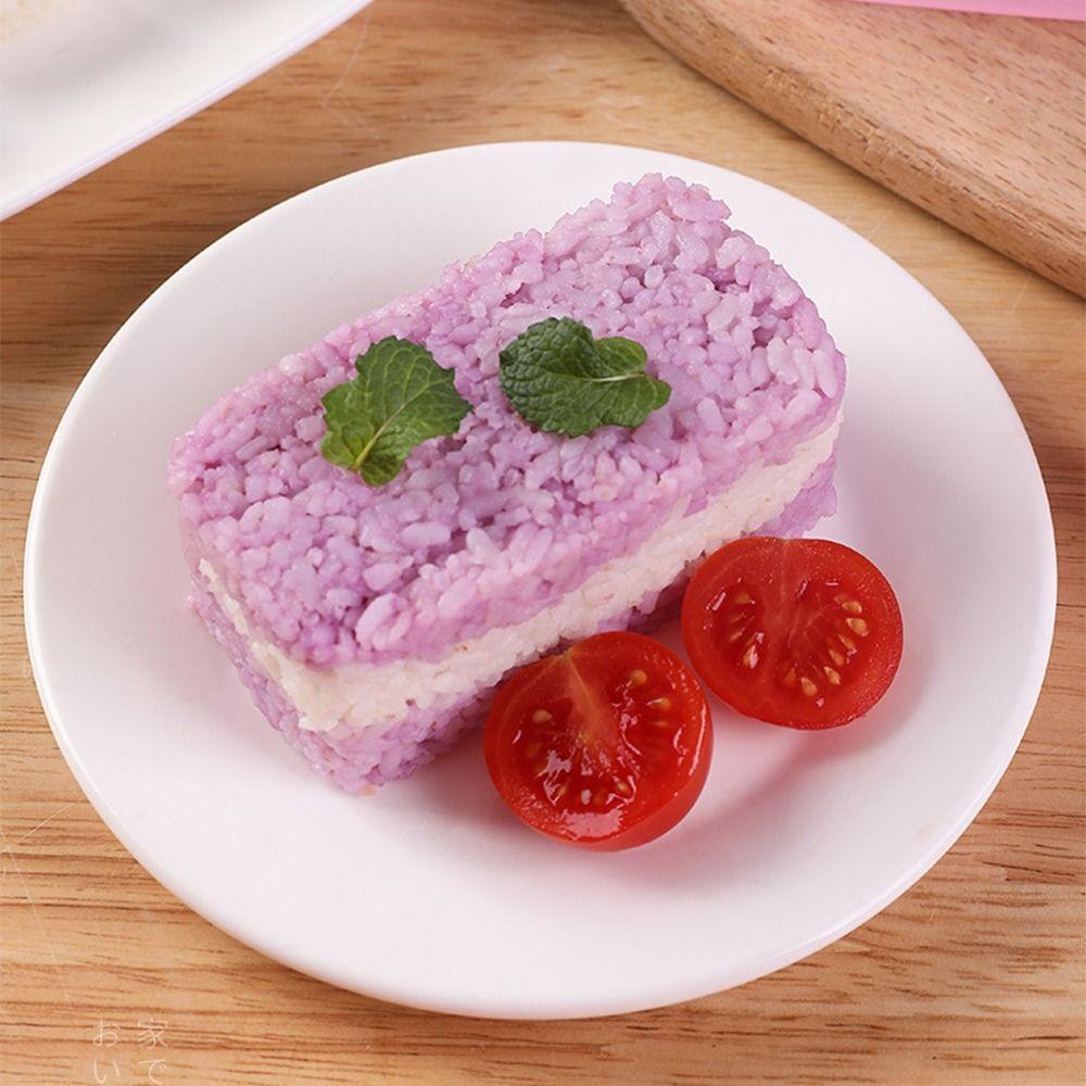 3Pcs with Rice Spatula Japanese Cuisine Onigiri Mold Colorful Mini Sushi Maker Kit  Sushi Kit