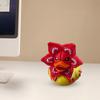 Carnivorous Flower Duck Figurine 3D Printed Horror Deck Statue Collectible Funny Duck Ornament for Office Desk Decor