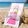 Dance Party With Peppa Beach Towel, Quick-drying, Easy to Care for, Suitable for Both Fitness and Beach Vacations,Sports Essential