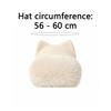 Plush Cat Ear Beanie Warm Pullover Hat Casual Knitted Winter Cap  Winter Wear