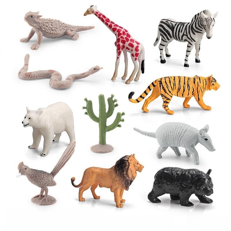 Wild Animal Pvc Figurine Set With Durable Material For Nature Enthusiasts And Collectors