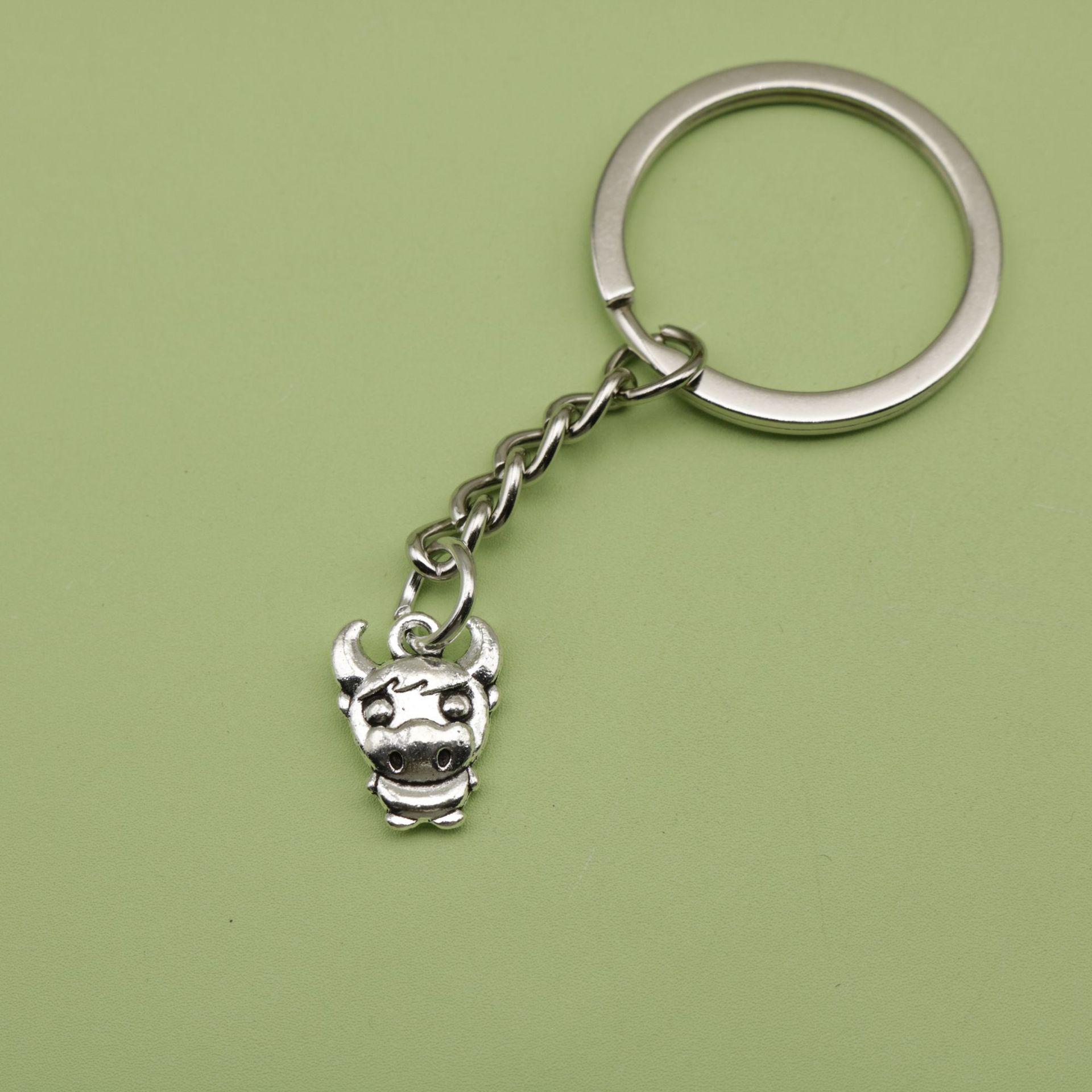 Trendy Calfskin Keychain Pendant Jewelry