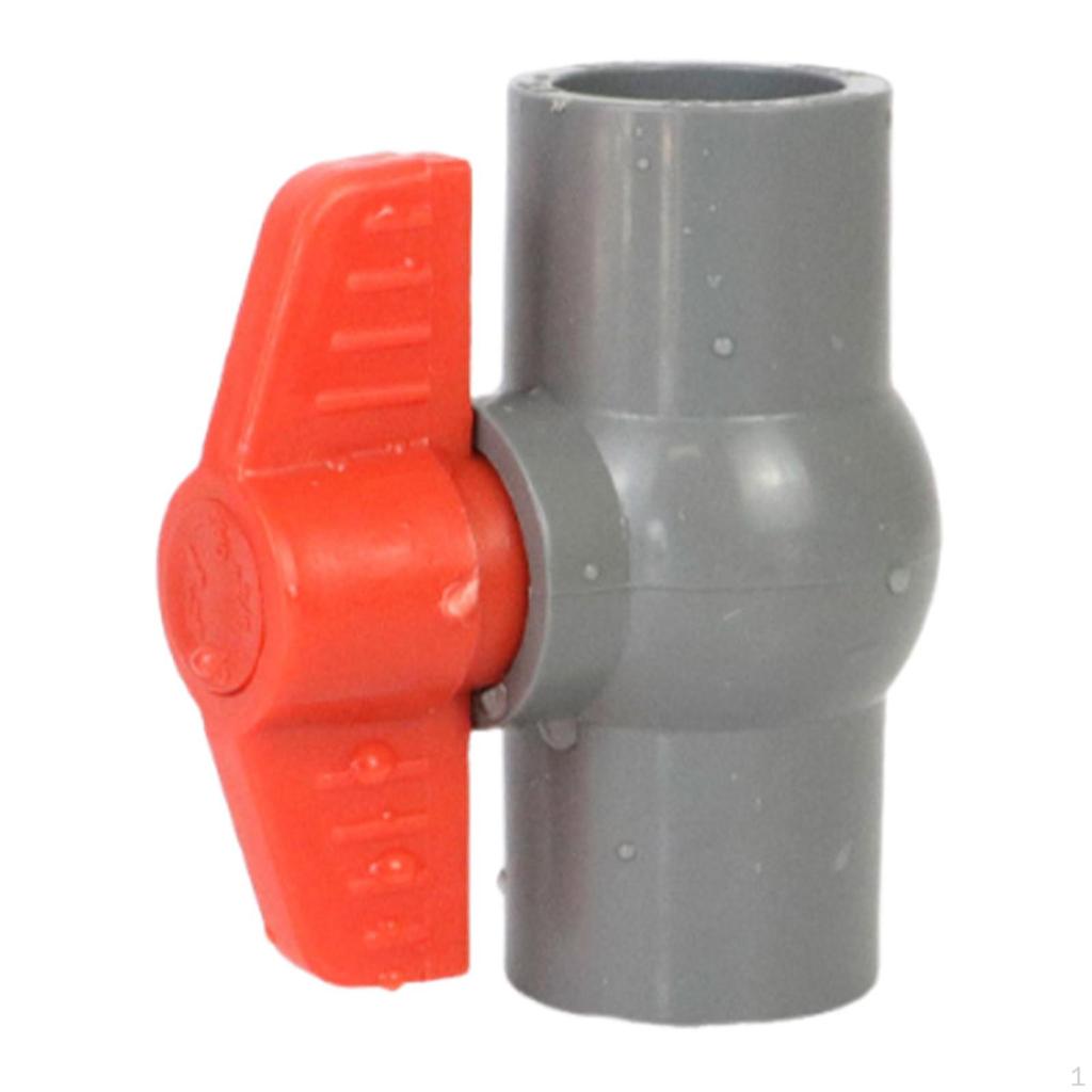 Bidirectional PVC Ball Valve, T Gathing Water Shut Off Lighting Asses