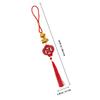 5Pcs Year of The Snake Wooden Tassel Pendant Hanging Ornaments Chinese New Year Car Rear View Mirror Lucky Charm
