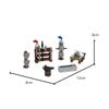 Building Blocks MOC Medieval Castle Blacksmith Scenes Accessories Create Model DIY Toys Assembly Ornaments Kids Birthday Gift