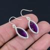 Natural Amethyst Gemstone Earrings Solid 925 Sterling Silver Handmade Drop Dangle Earrings Jewelry Valentine's Day Gift For Loved Ones