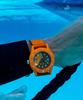 Watch TIME FOR OCEANS SUBMARINER NEMO Orange Official Import Swedish Nordic Design Recycled Nylon Strap TRIWA/Triwa Men's & Women's (Unisex)