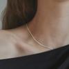 ihr [925 SILVER] SNAKE CHAIN NECKLACE