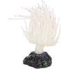 Aquarium Coral Ornaments, Aquarium White Emulational Water Grass Soft Coral Decoration Fish Tank Artificial Sea Urchin Marine Organism Ornaments