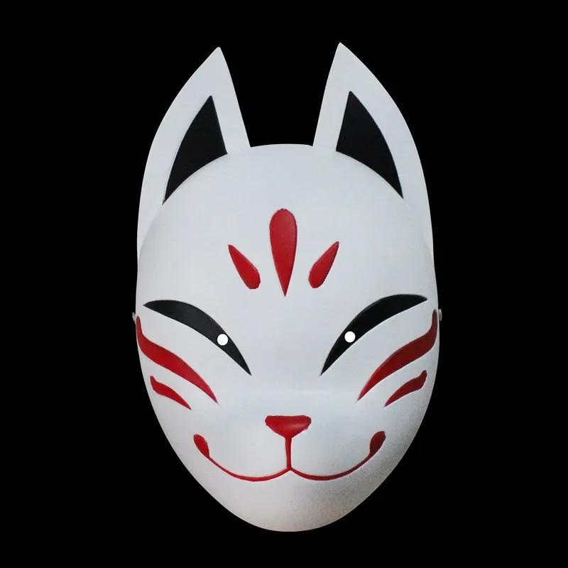 Genshin Impact Hanachirusato Cosplay Fuchsmaske Kazari Hanachiru Sato Maske Miko Halloween Karneval Japanische Gesichtsrequisiten