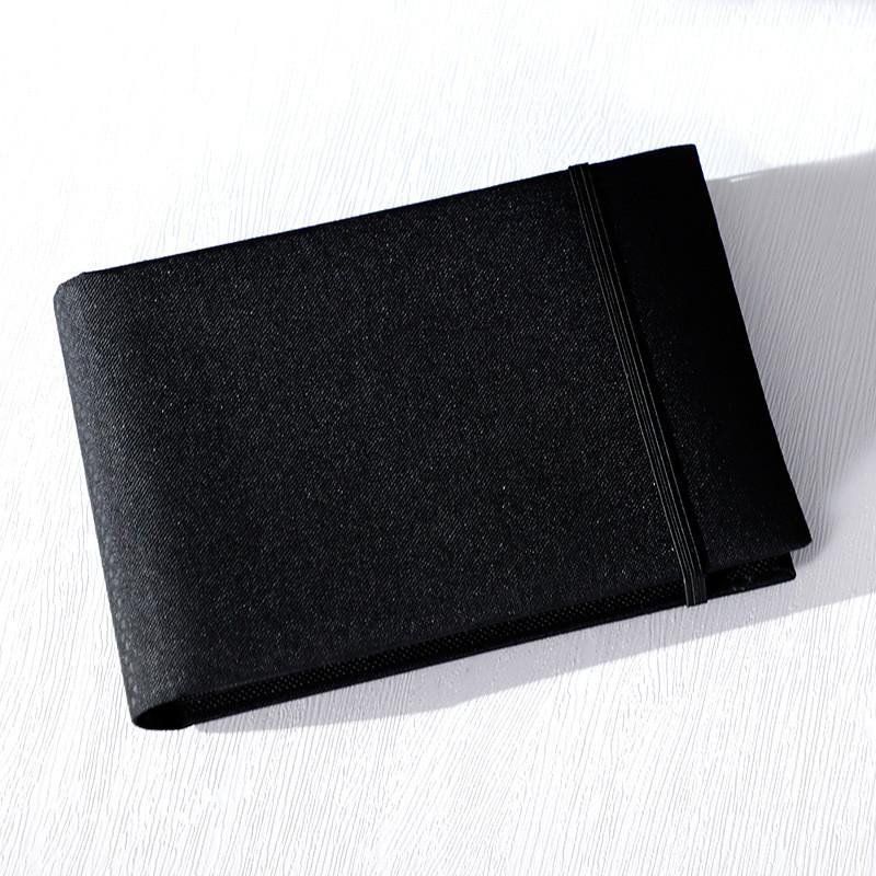Flip Mini Book Album Portable Linen Cover Photo Album For Travel Storage Memory