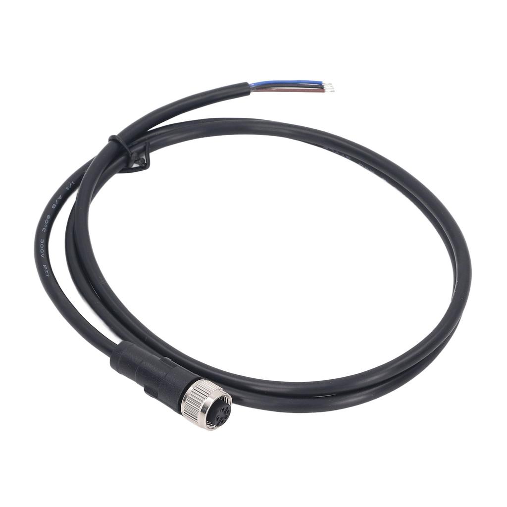 Cablu M12 4 Pini Soclu Aviație Cablu Electric Conector Femelă 1M 250V AC DC pentru Echipamente Mașini