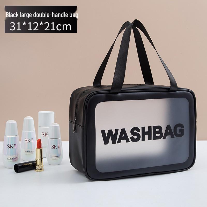 Women's Portable Makeup and Toiletries Bag - Dry/Wet Separation, Large Capacity, Travel Storage, High-End Feel
