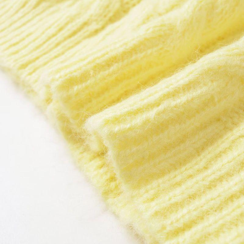 Kaslead New Women clothes Western Style Fashion Simple Internet Celebrity Twist Knitted Pullover Sweater