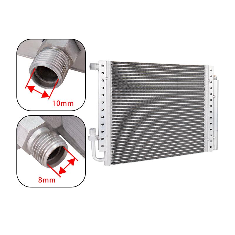Universal Radiator Aluminum Condenser Parallel Flow With Drier dryer 14''x18''x20mm / 14''x23''x20mm for Truck Excavator Car A/C