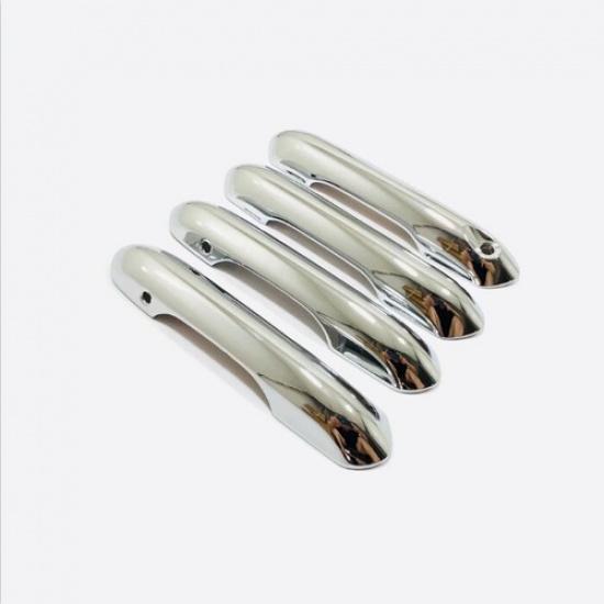 Exterior Side Door Handle Strip Trim For Ford Explorer - Chrome Silver
