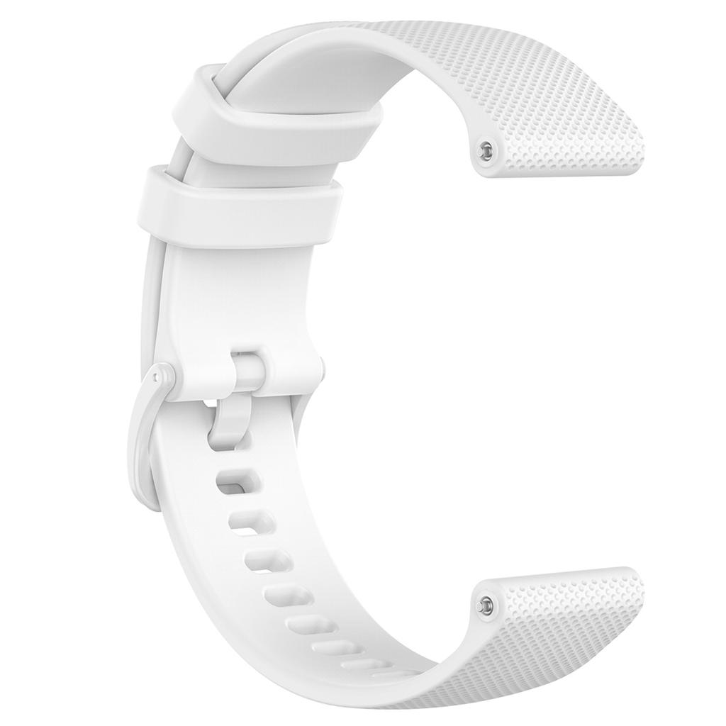18mm Watch Band for Garmin Vivomove 3S/GarminMove 3S/Vivoactive 4S 40mm 45mm/GarminActive S Grid Texture Silicone Strap