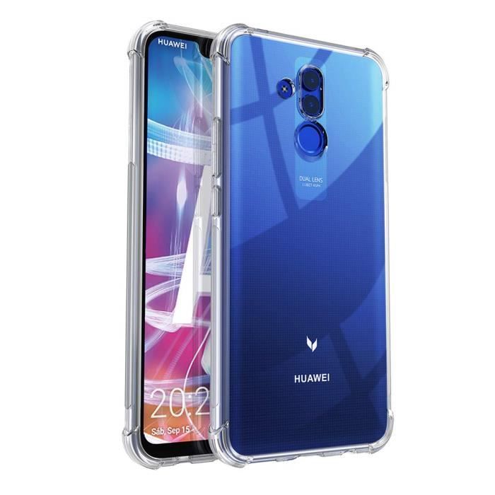 Case - Phonillico® - MATE 20 LITE - Transparent TPU Gel - Flexible - Shockproof