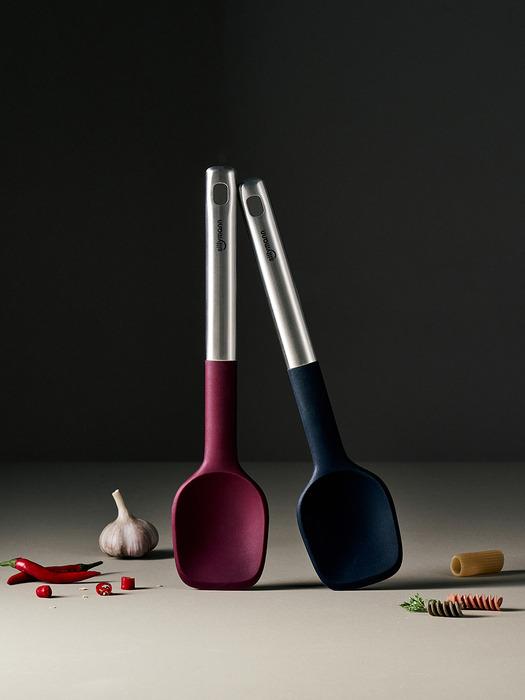 sillymann [Sillymann] The Bold Silicone Cooking Spoon WSK3262 Radish Purple
