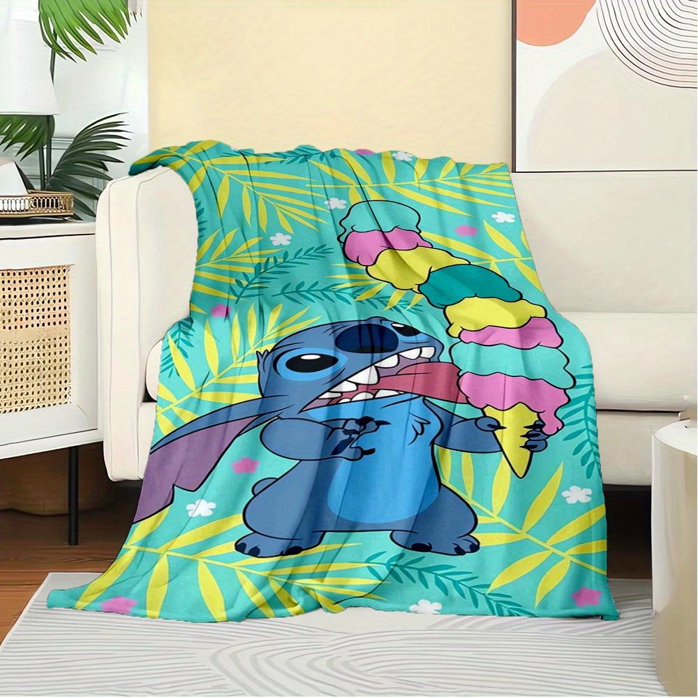 1pc Velvet Stitch Ice Cream Bedding Throw Blanket Sofa Cover Gift Home Decoration Cute Cartoon Character Summer Beach Towel