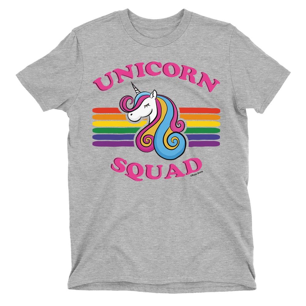 

Детская БЕЛАЯ ФУТБОЛКА UNICORN SQUAD Радужные Цвета Подарок на День рождения Рождество XL