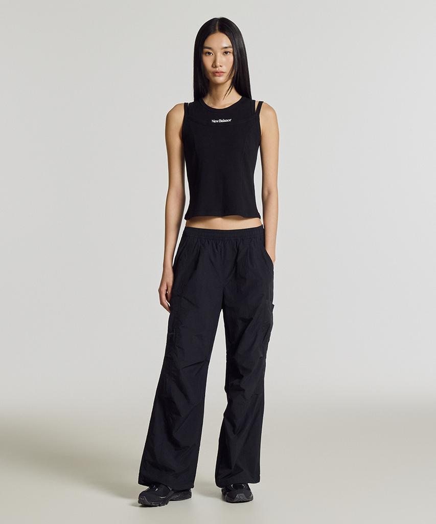 Nyuballanseu Nbntg2W512 / Women Breeze Light Parachute Pants (Black)